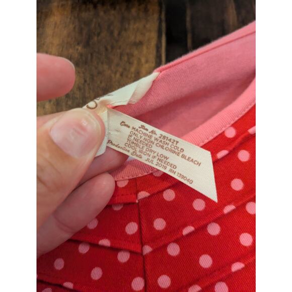 Matilda Jane girls Sz 10 red tunic top Moments with you Cheerful Day EUC - Picture 6 of 8